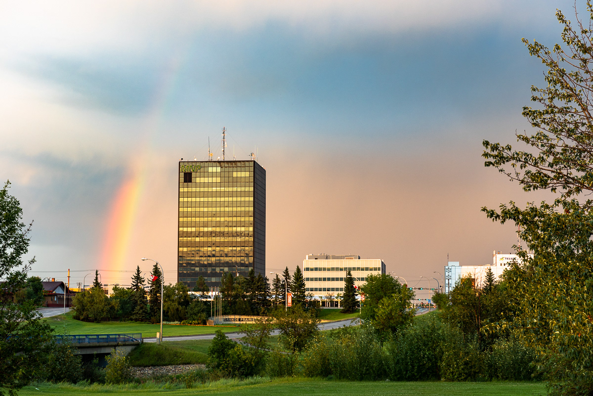 Buildings, Two Page Spread, Grande Prairie, AB