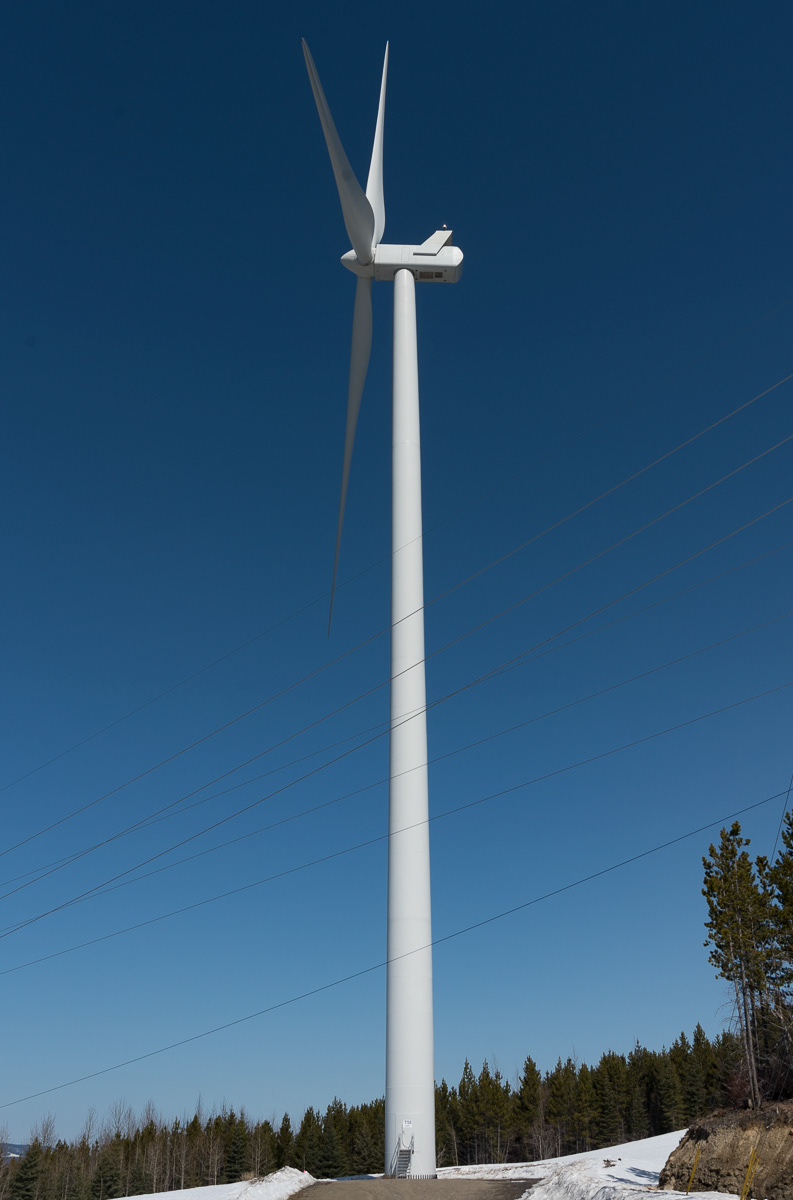 Bear Mountain Wind Park , Dawson Creek, BC (Man door at Bottom)