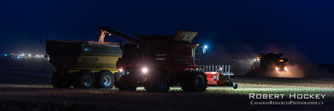 Night Threshing within City Limits - Picture 173