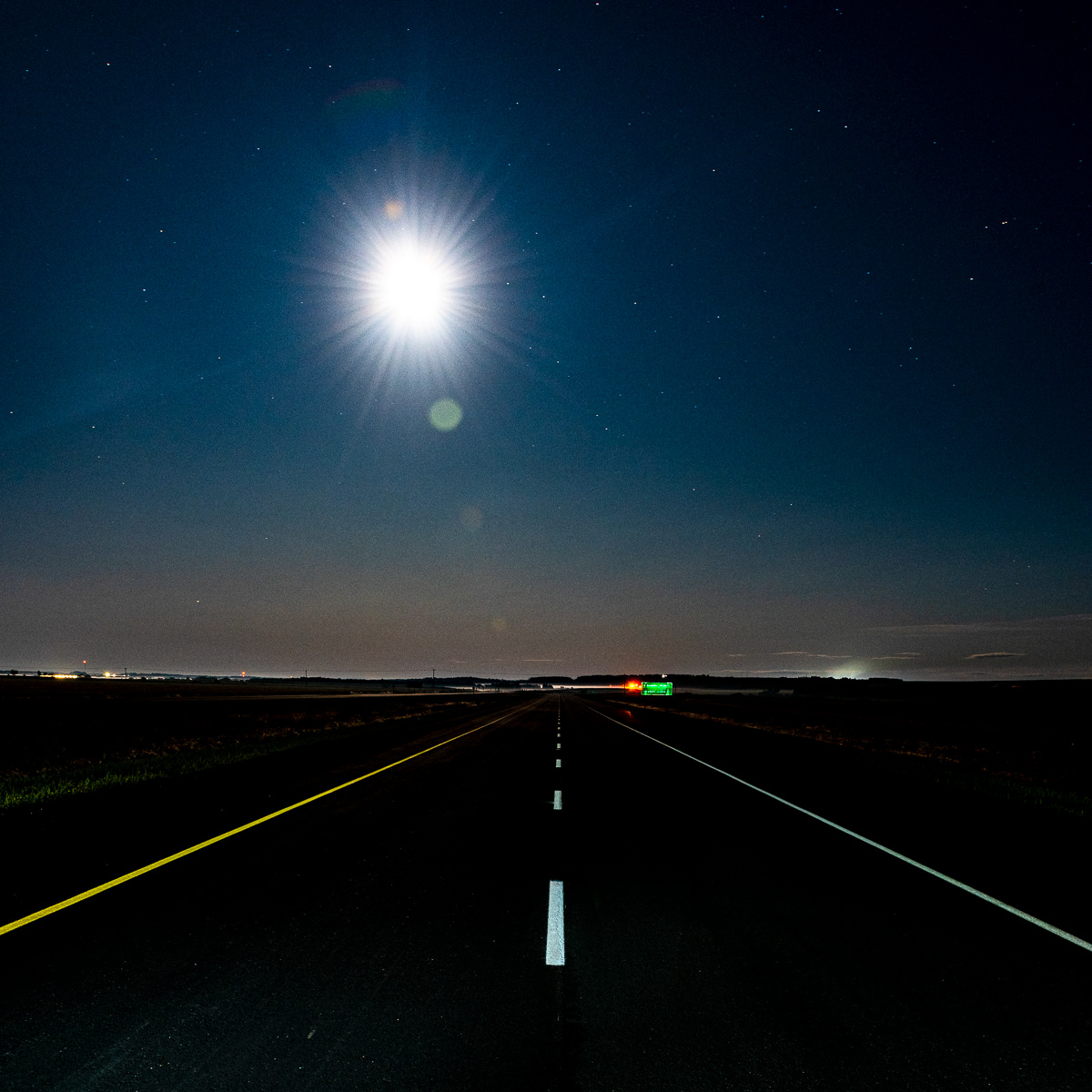 Roads, 43X Bypass, Full Moon, Grande Prairie