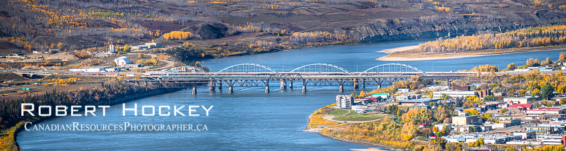 Bridge in Fall, Peace River, AB - Picture 194