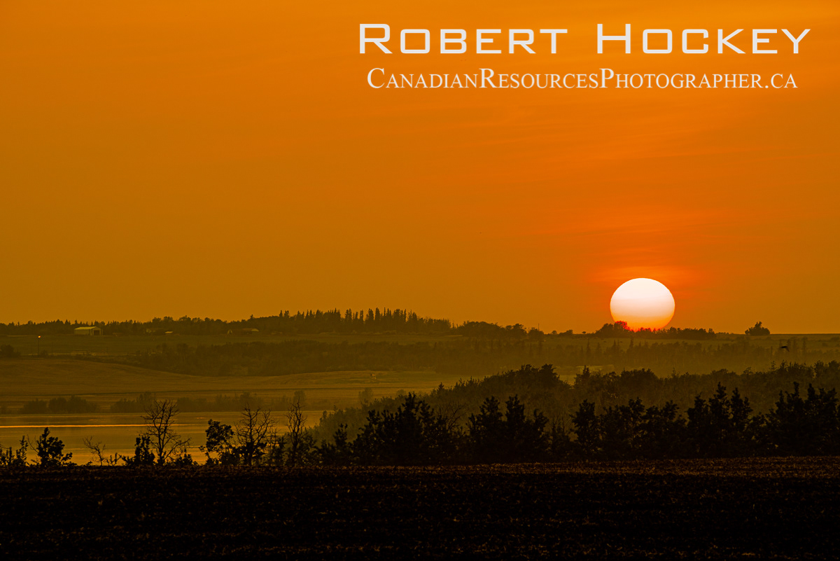 Saskatoon Lake Farms, Smokey Sunset - Picture 45