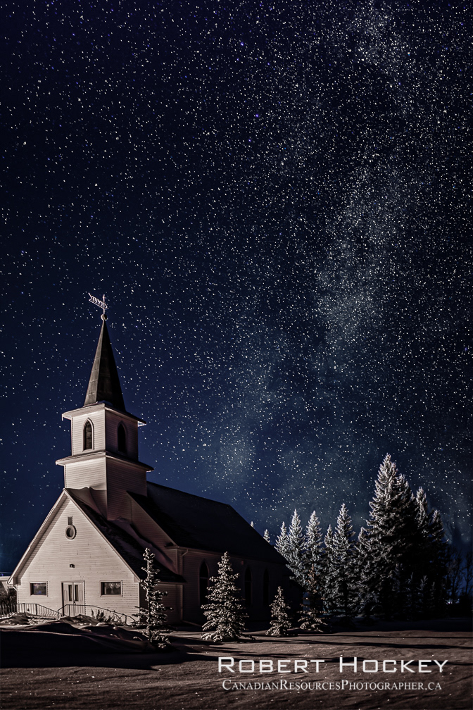 Winter Church/Milkt Way, LaGlace, AB - Picture 58B