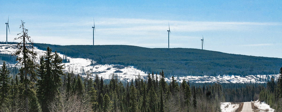 Bear Mountain Wind Park , Dawson Creek, BC