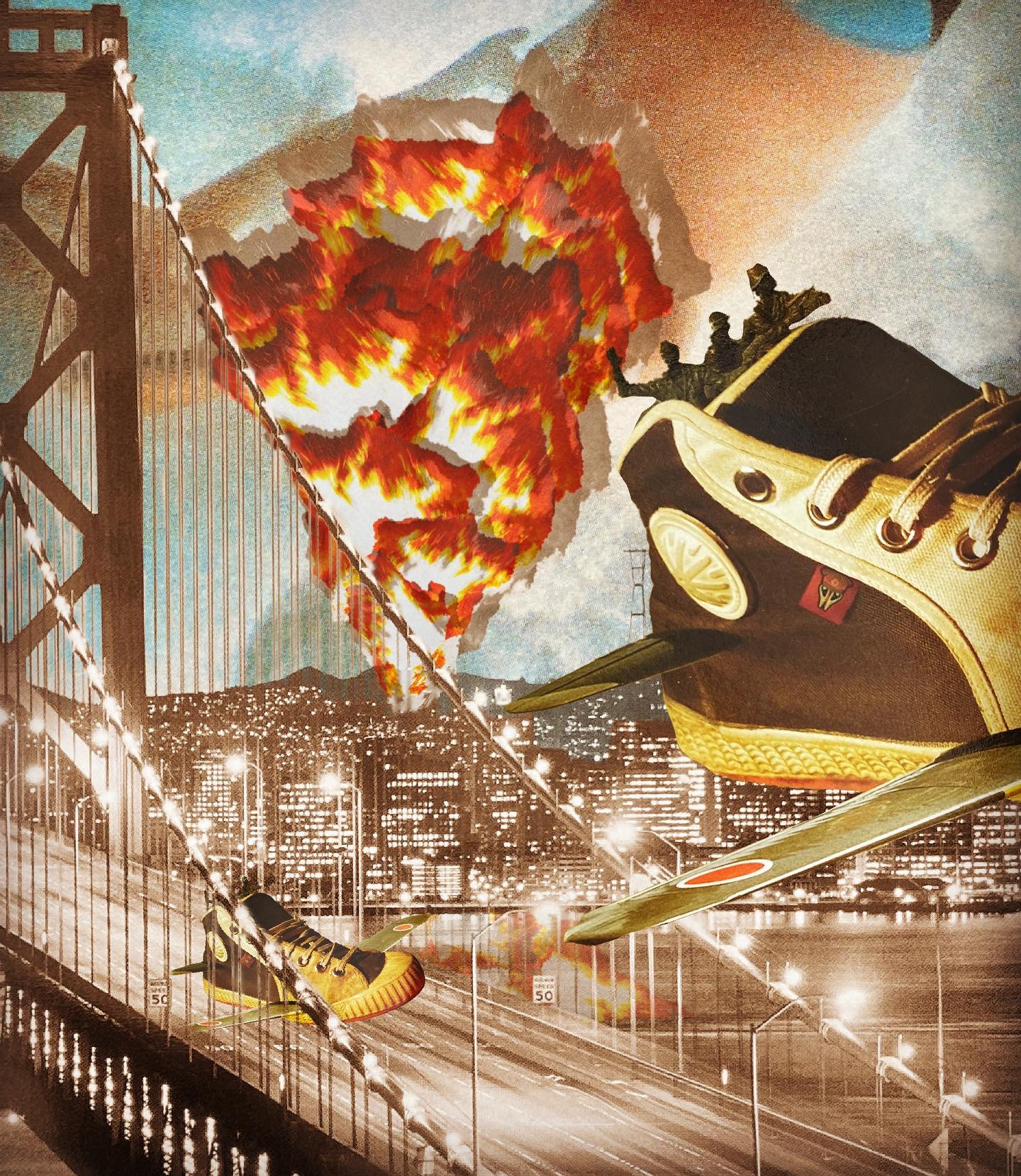 Bye Bye Fran Sancisco. Close-up.