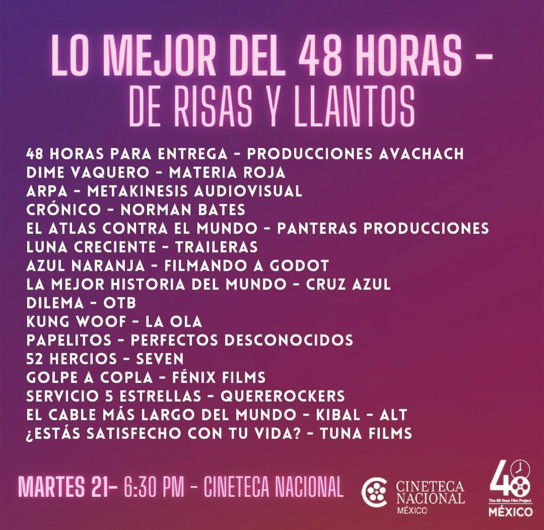 Nuestro cortometraje ha sido elegido de entre casi 150, como lo mejor del 48hrs