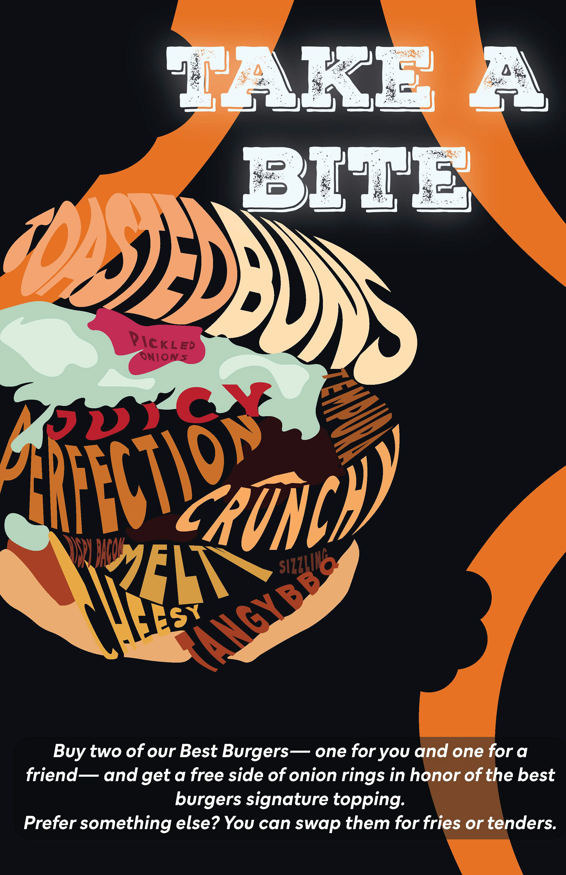 This ad is published and created for Take A Bite. See post here:( https://www.facebook.com/share/p/1ByfrjL6DY/ )