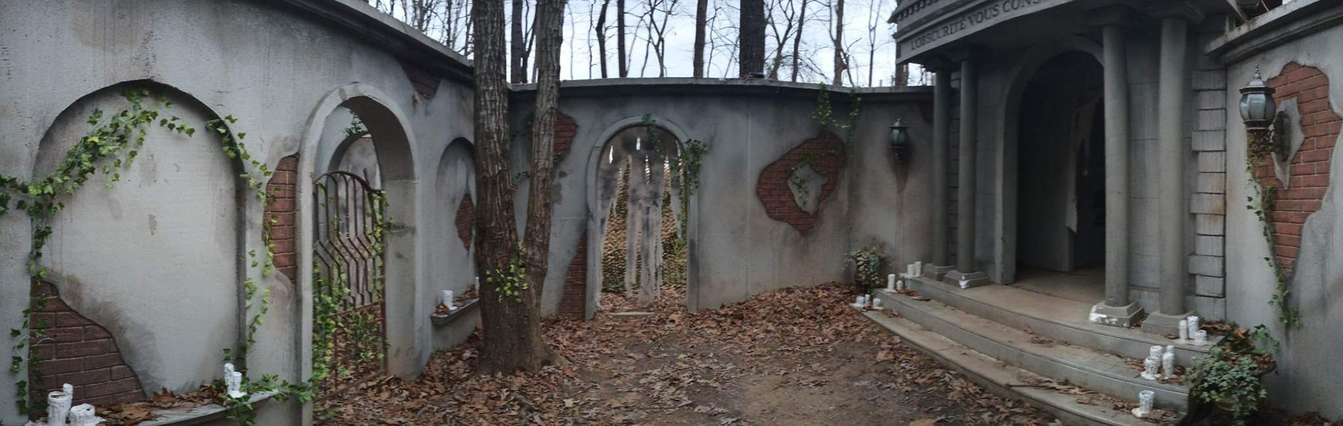 Mausoleum Courtyard; Daylight