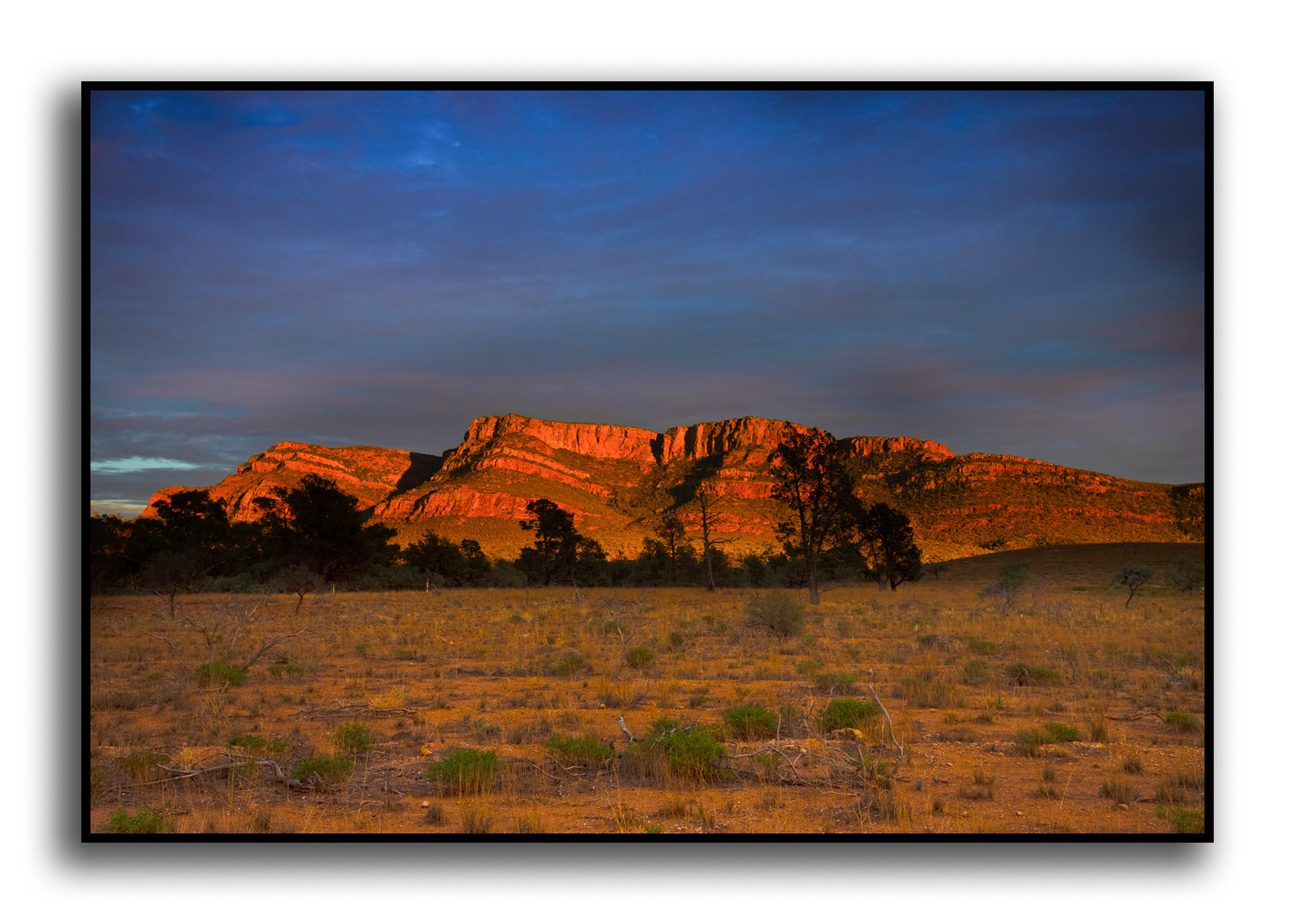 Flinders Ranges sunrise from Rawnsley Park Station