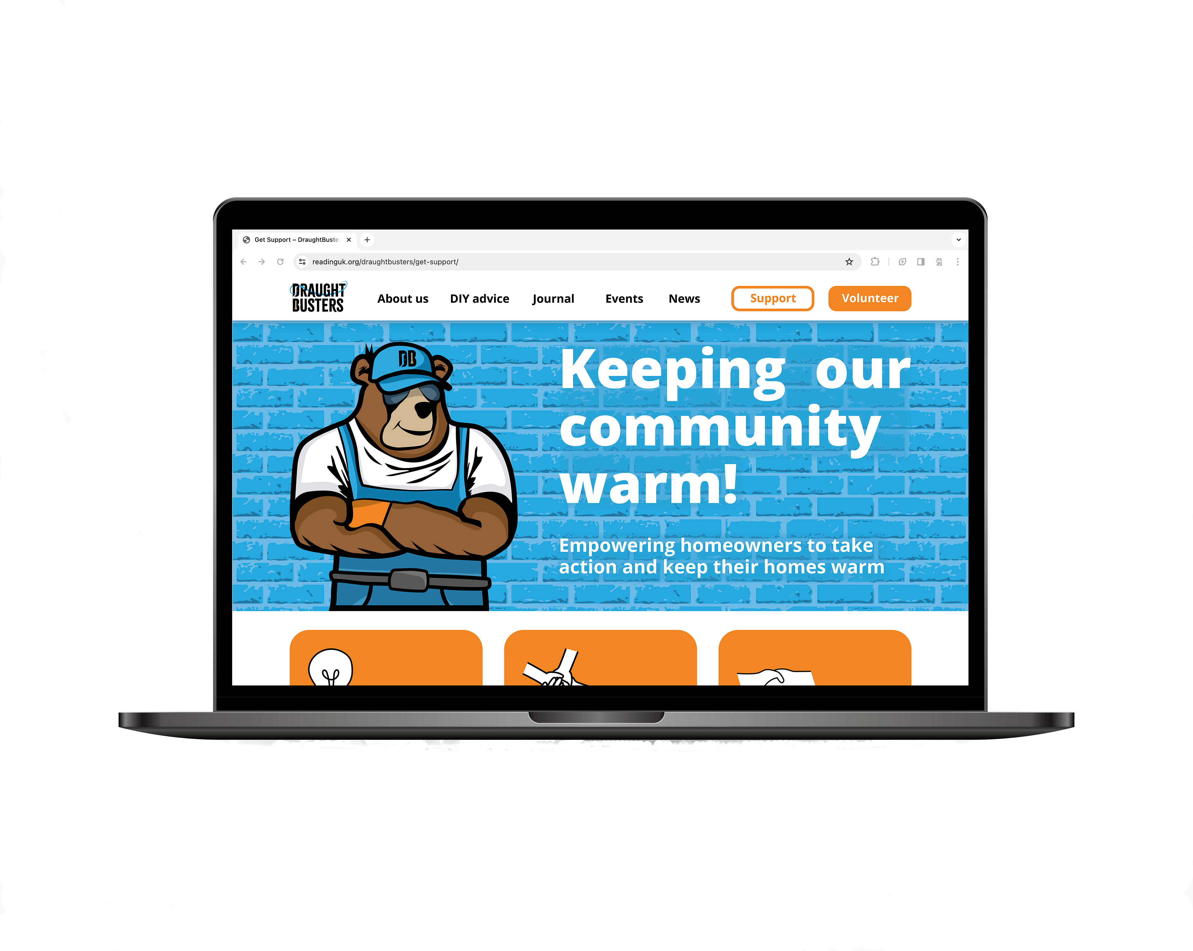 DraughtBusters Desktop Website