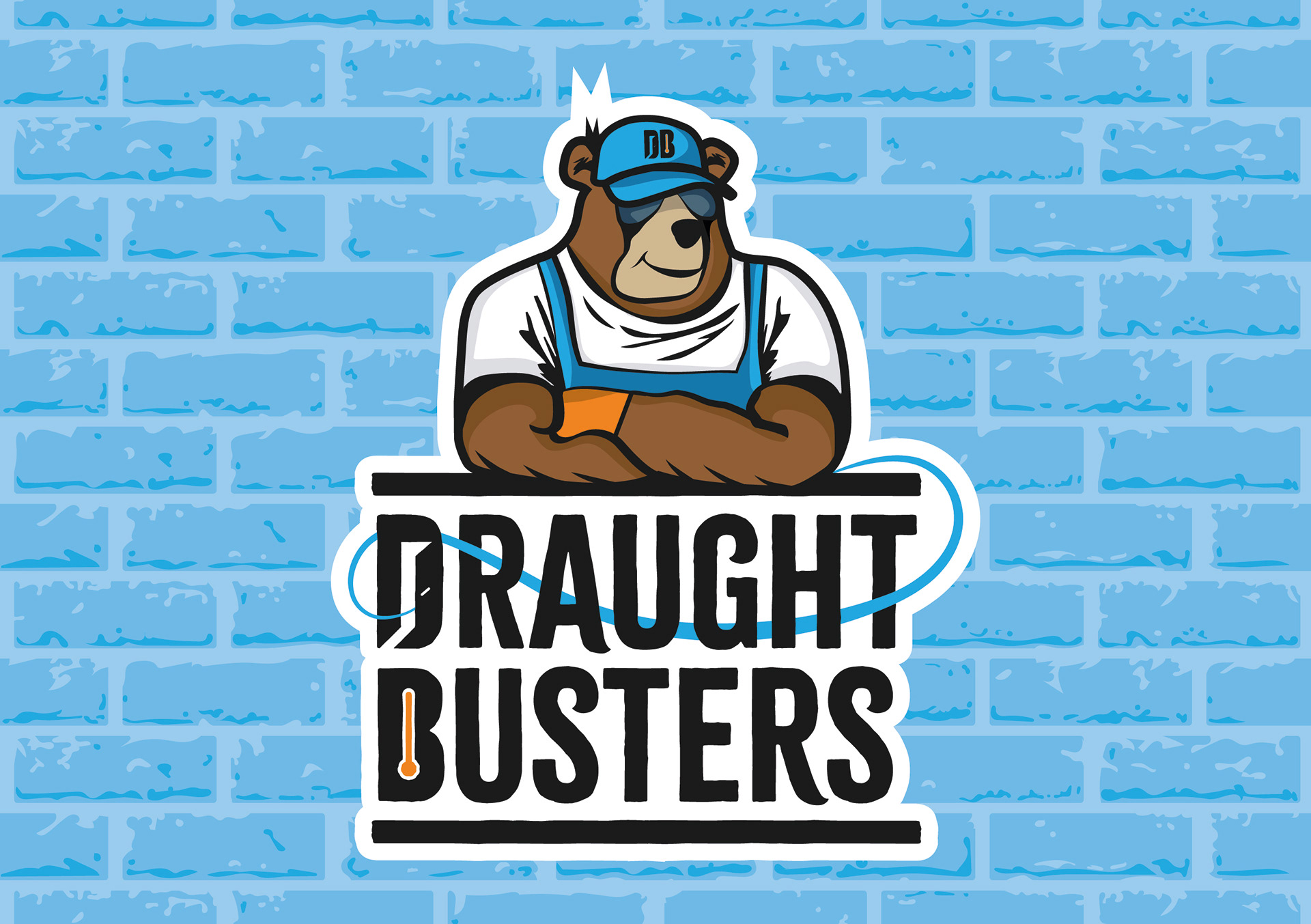 Front of DraughtBusters Hand-out for Volunteers