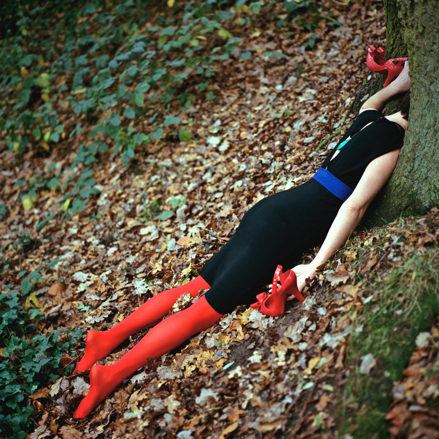 Hide and Seek, London College of Fashion project on medium format analog camera