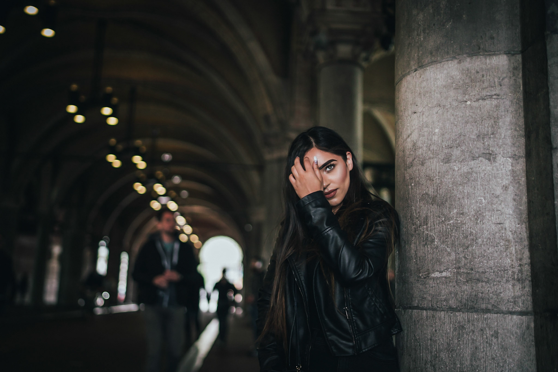 Maria during her visit to Amsterdam