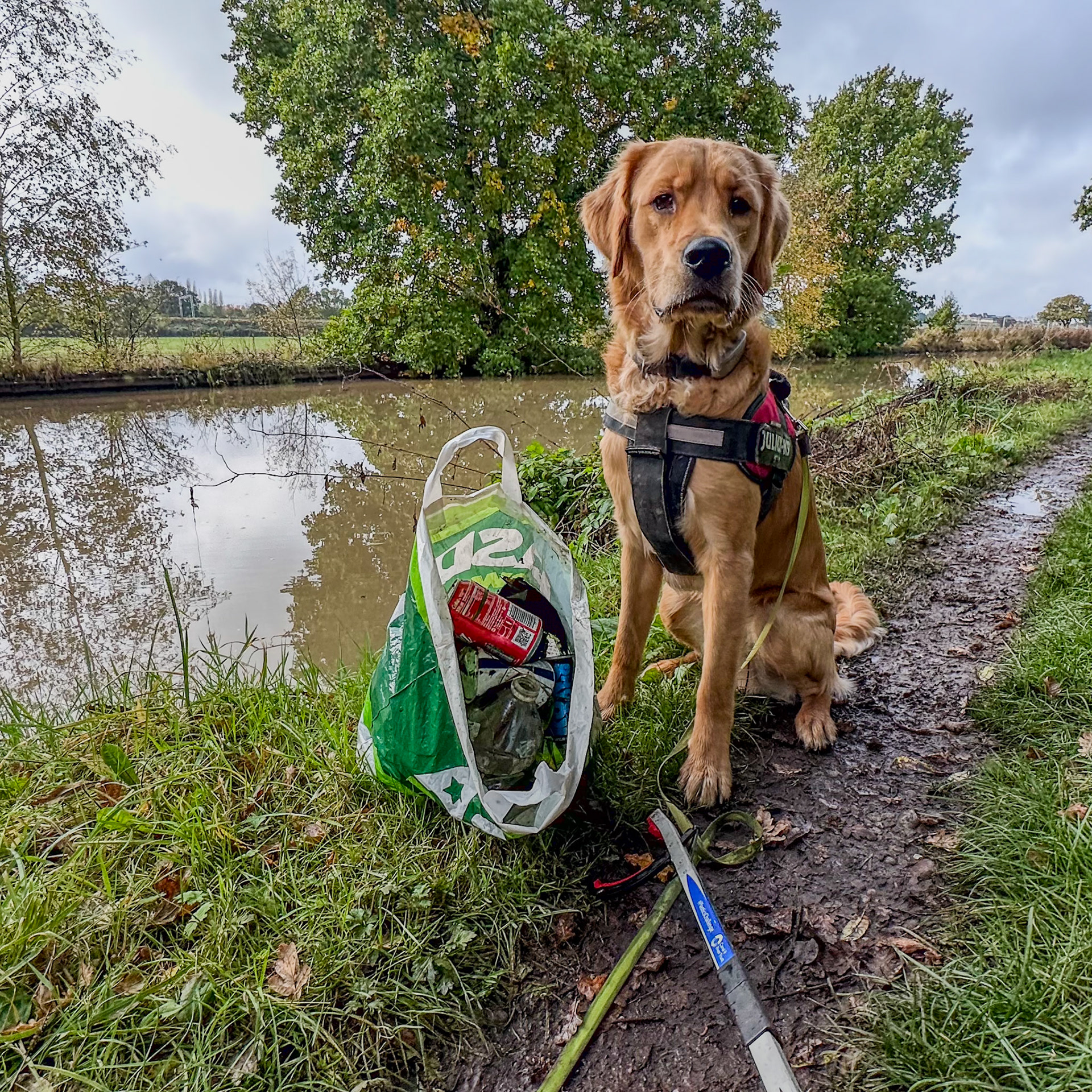 Litter Picking on the Covnetry Canal