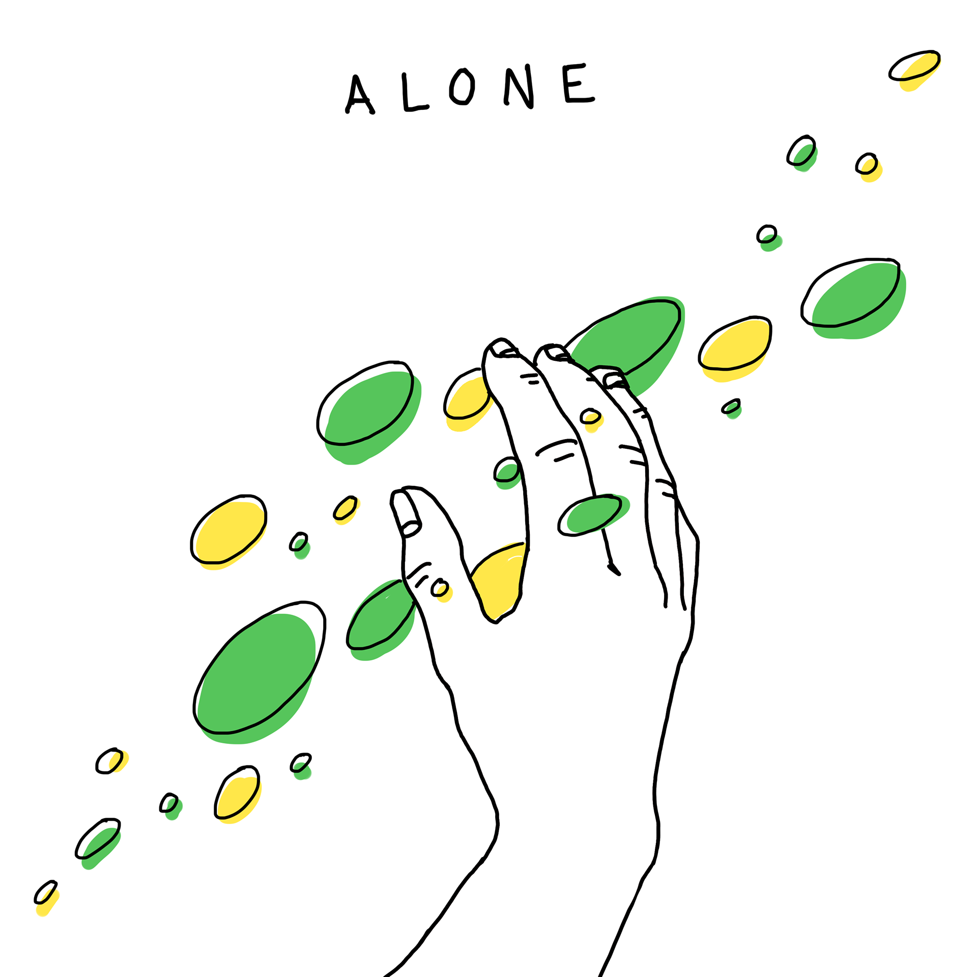 cover art for Alone (single), by JKL