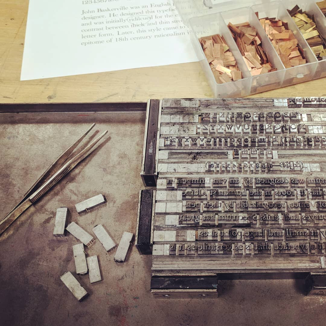 Type specimen in the making!