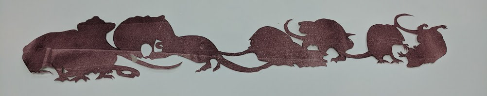 Handcut stencil (later scrapped)