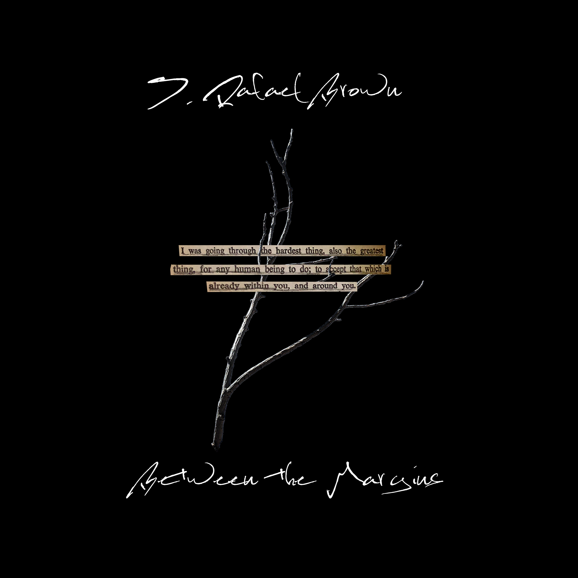 cover art for Between the Margins EP, by S. Rafael Brown
