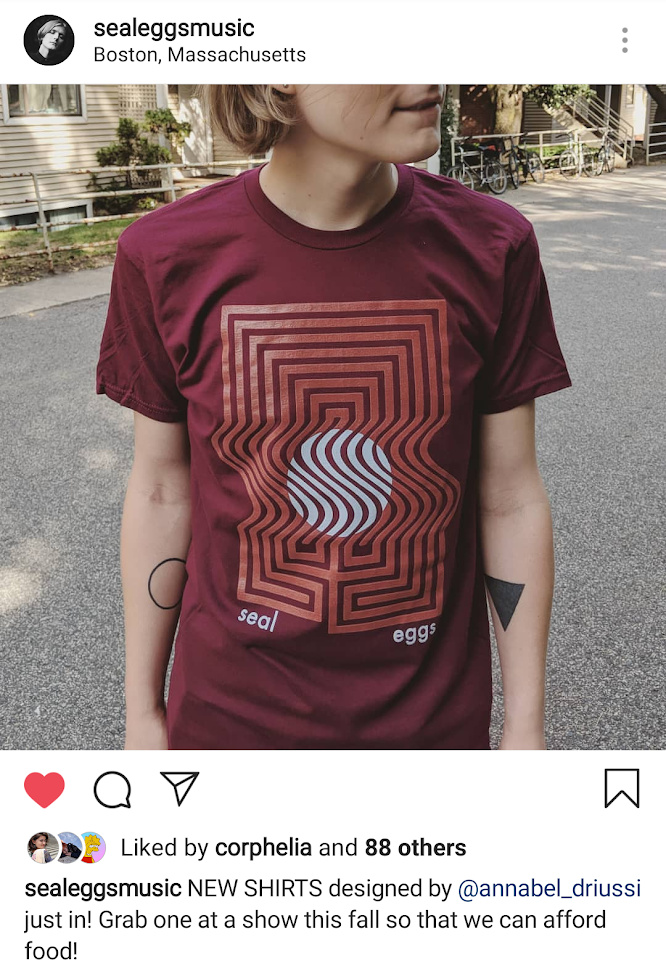 Shirt in use!