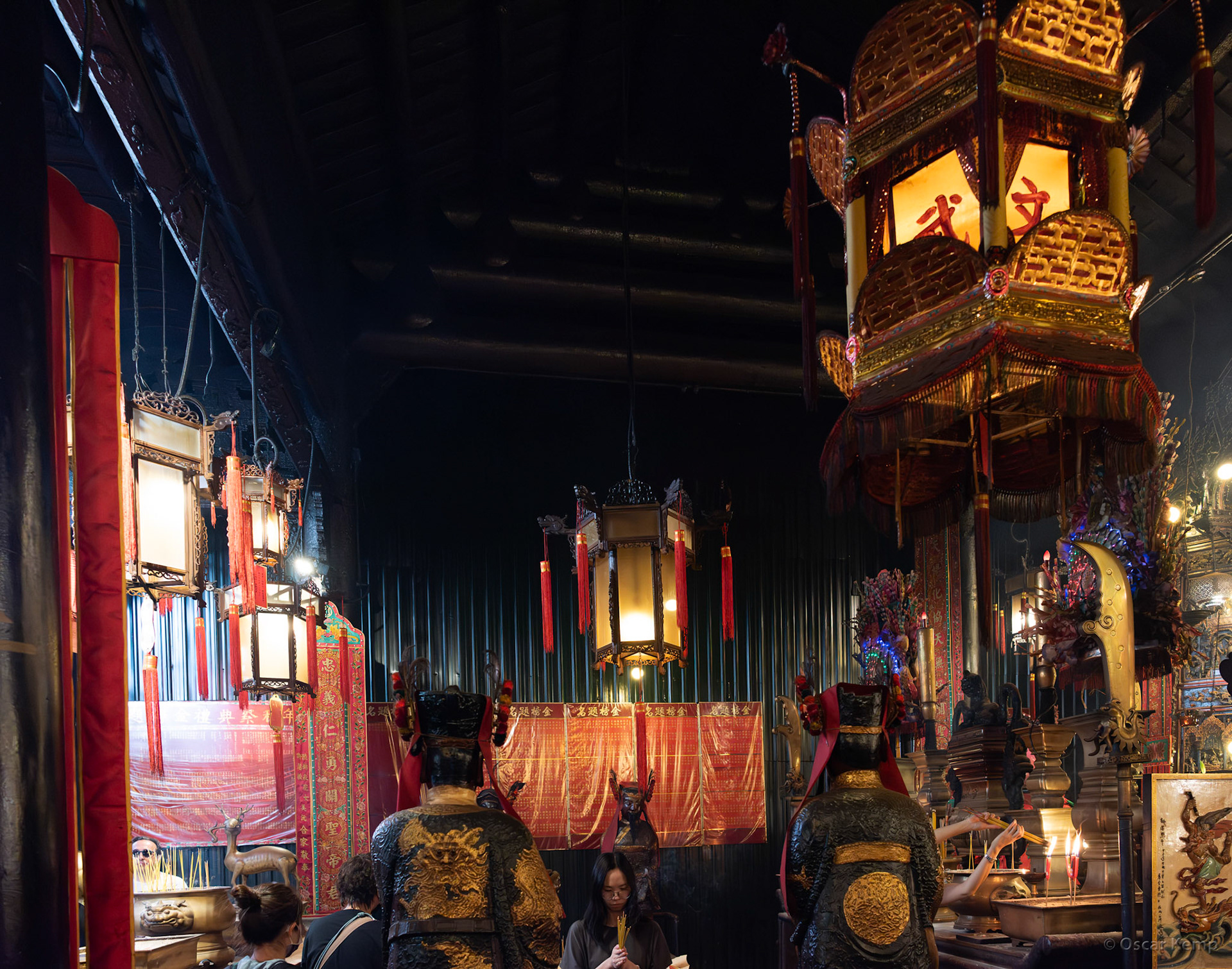 Man Mo Temple / Mystical interior of the temple dedicated to literature (Man) and martial arts (Mo) [China, 2025 05]