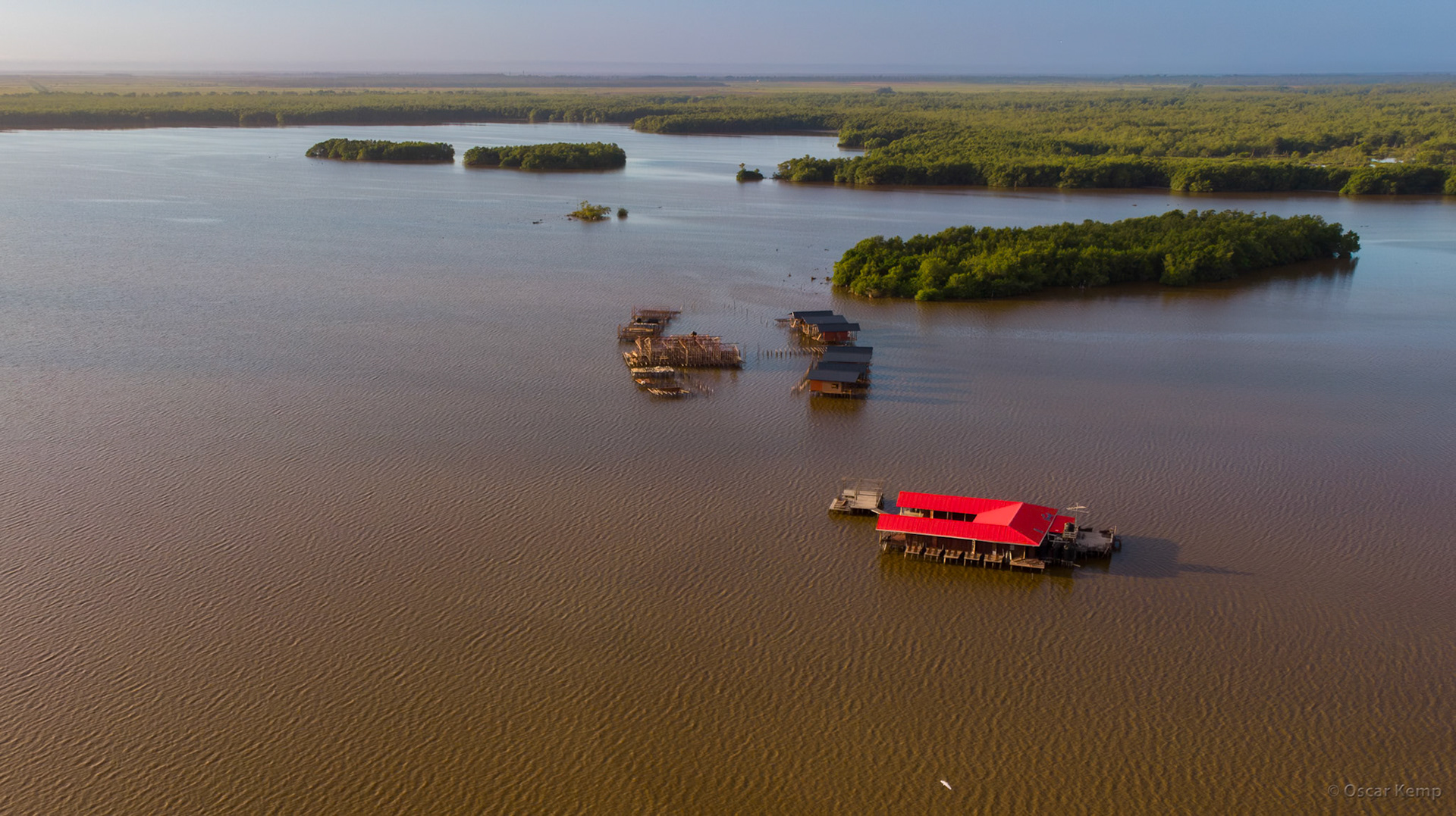 Bigi Pan / Tourist resort from a bird's-eye view [Suriname, 2018 10]