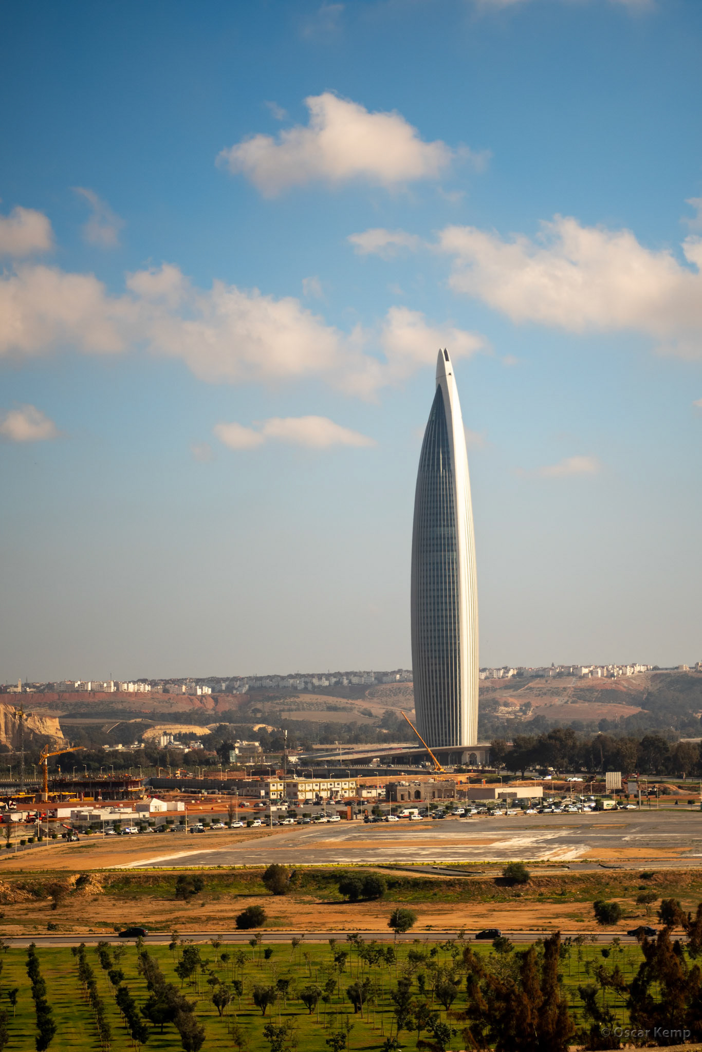 Salé-Mohammed VI Tower / Tallest building in Morocco, 55-storey, 250-metre (820 ft) skyscraper [Marocco, 2025 02]