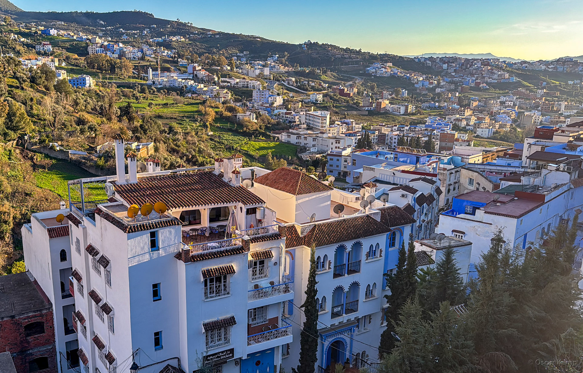 Chefchaouen / Panorama from hotel room [Marocco, 2025 02]