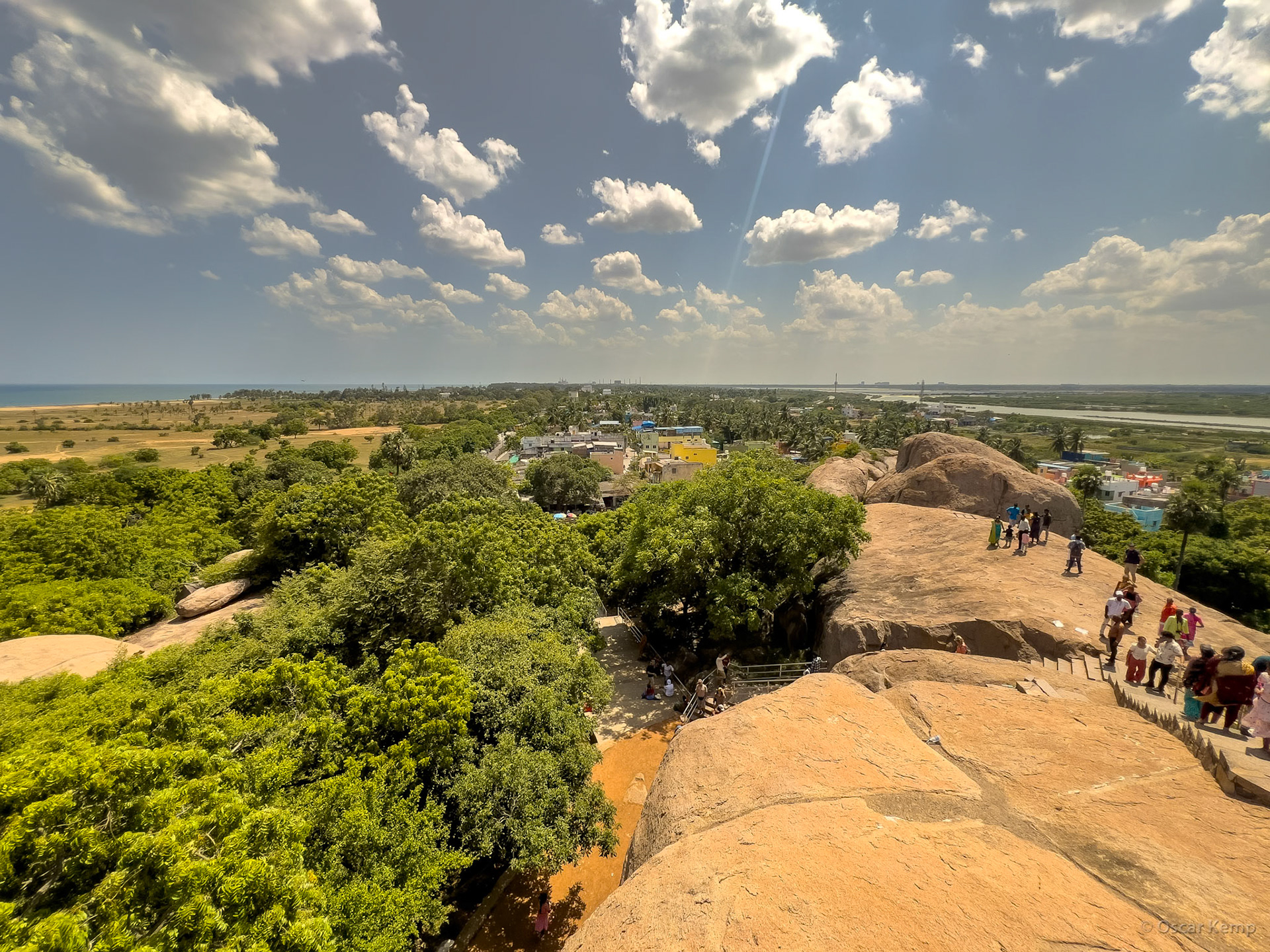 Mahabalipuram / View from Stone Temple near the famous Shore Temple complex [India 2024 09]