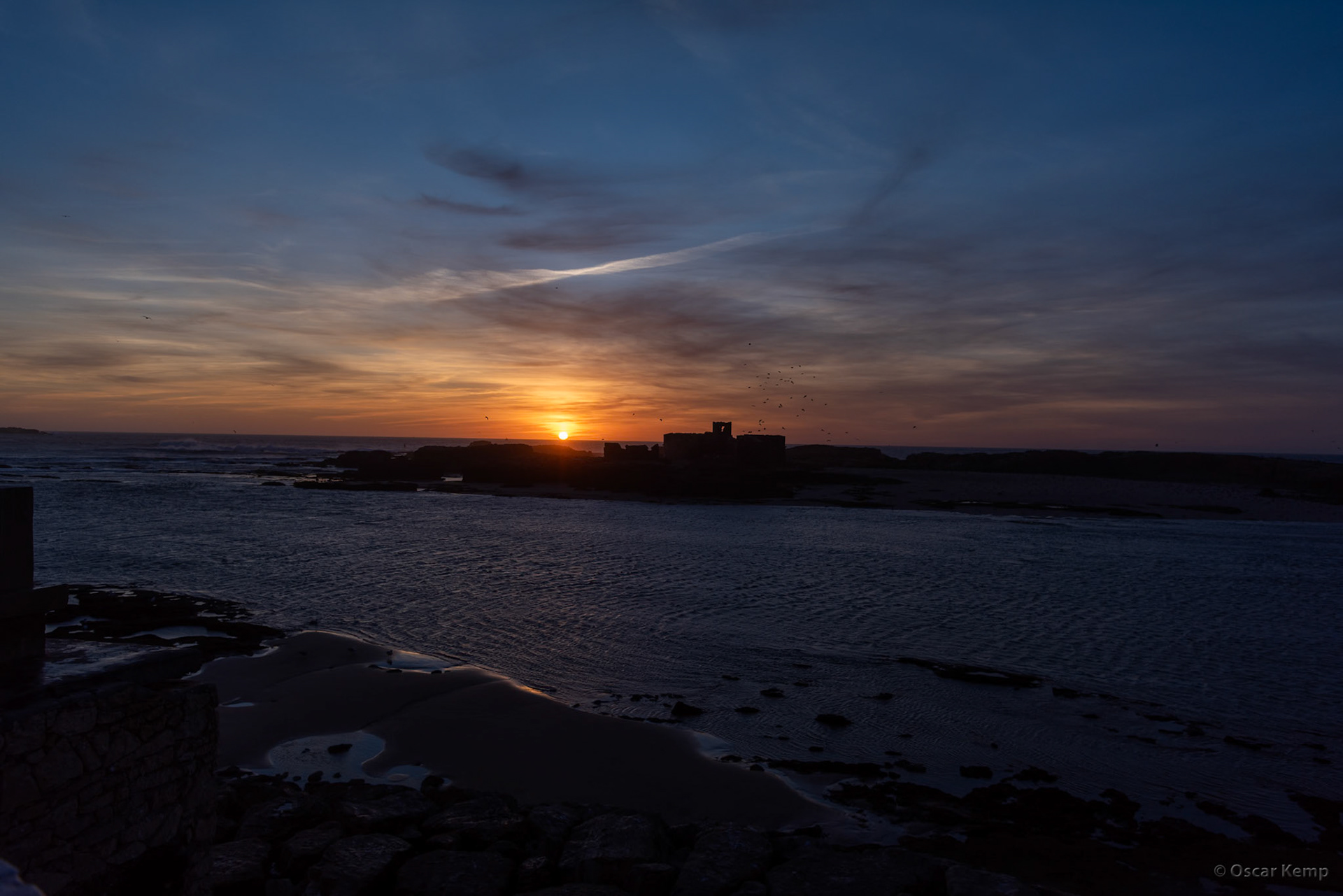 Essaouira-Harbour / Sunset over Mogador Island [Marocco, 2025 02]