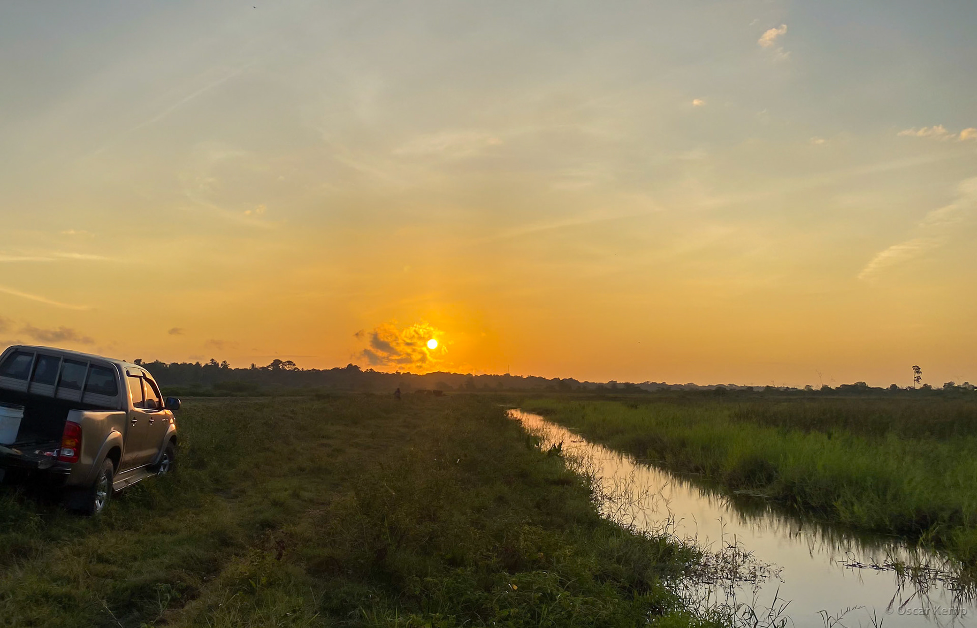 Burnside / Dawn at the fishing spot [Suriname, 2022 09]