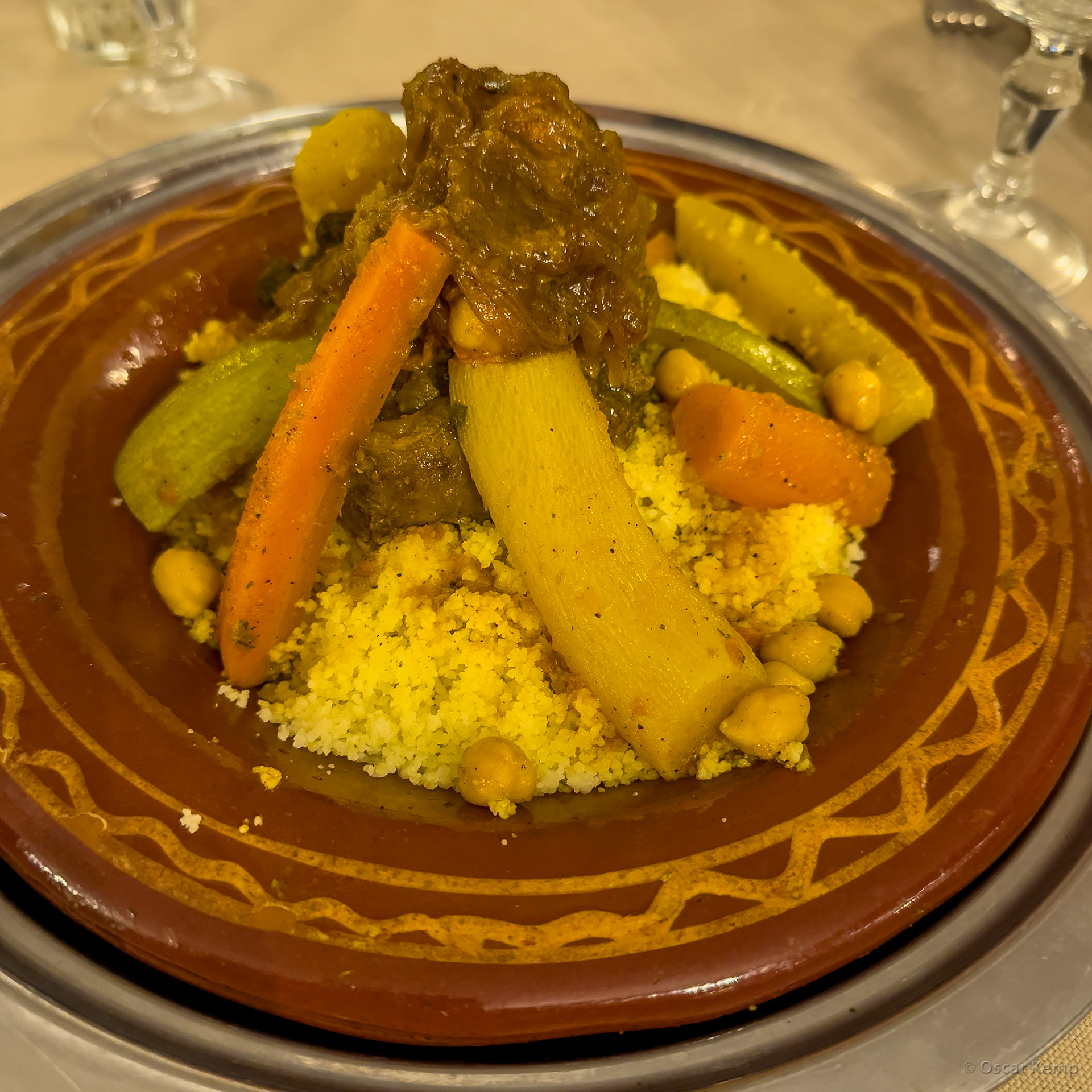 Casablanca / Delicious Moroccan tagine with beef, couscous and vegetables [Marocco, 2025 02]