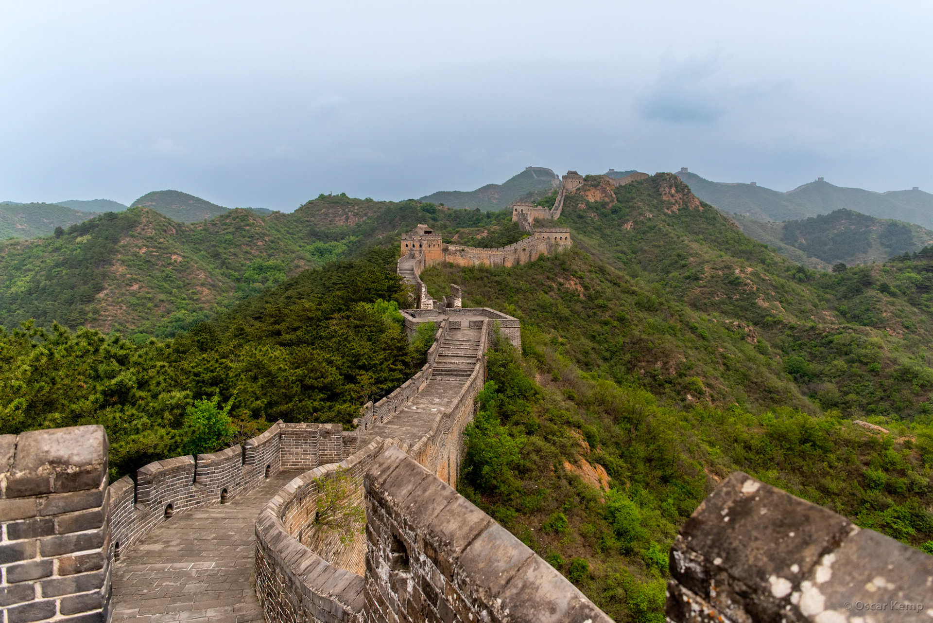 Jinshanling Great Wall / View from Bingaogou Tower [China, 2025 05]