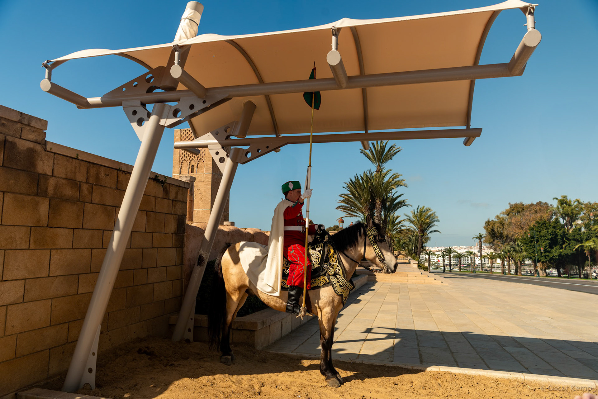 Rabat-Mohammed V Mausoleum / Royal guard on horseback [Marocco, 2025 02]