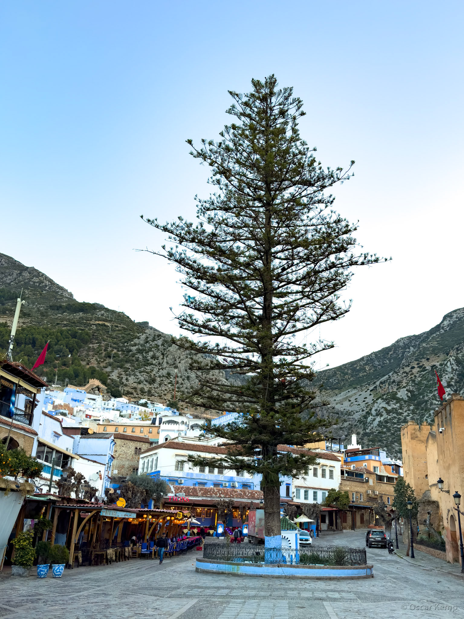 Chefchaouen-Place Outa El Hammam / Once a training ground for horsemen and martial artists, this square has developed into Chefchaouen's most iconic square [Marocco, 2025 02]