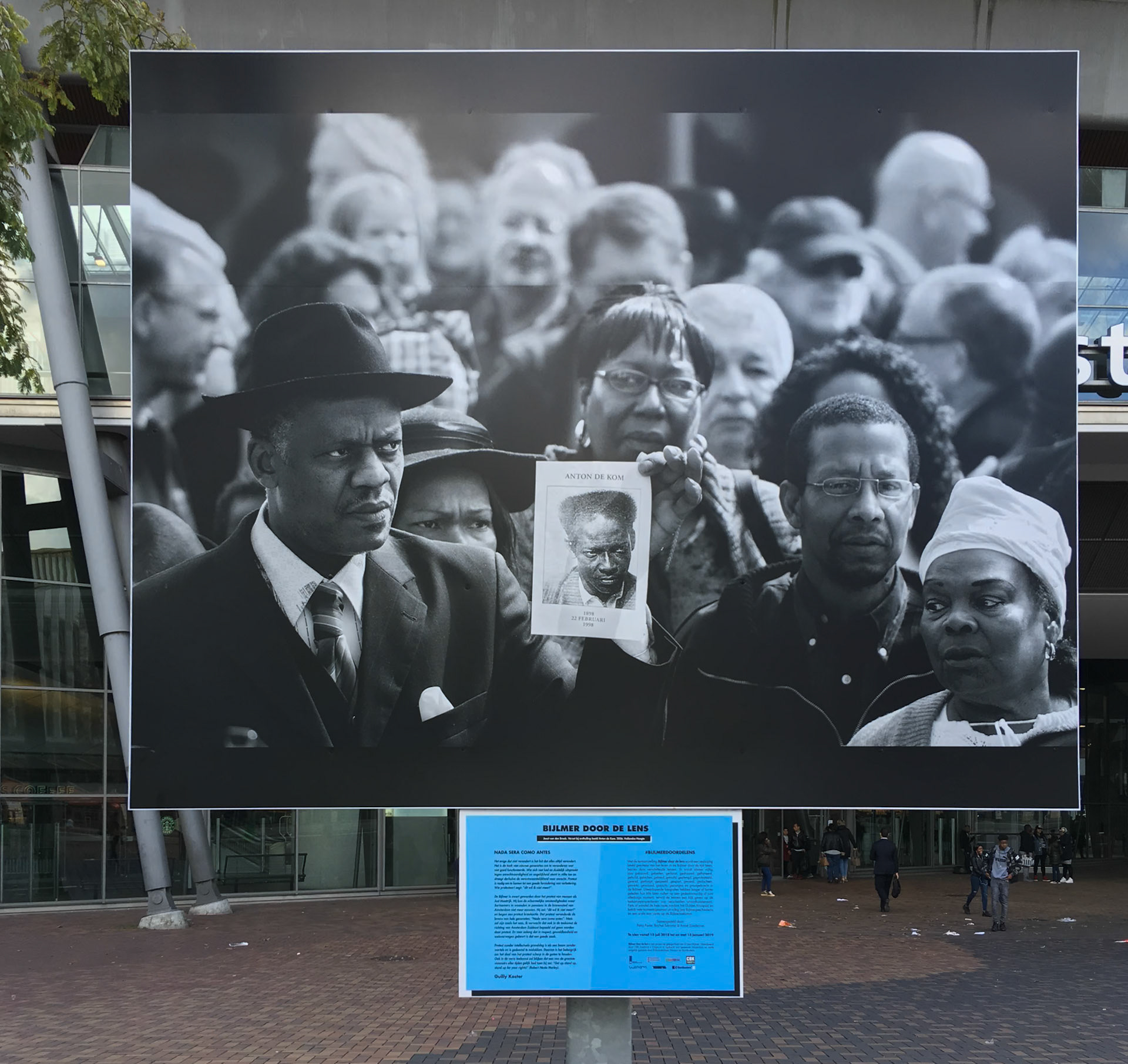 Poster voor station Amterdam Bijlmer Arena