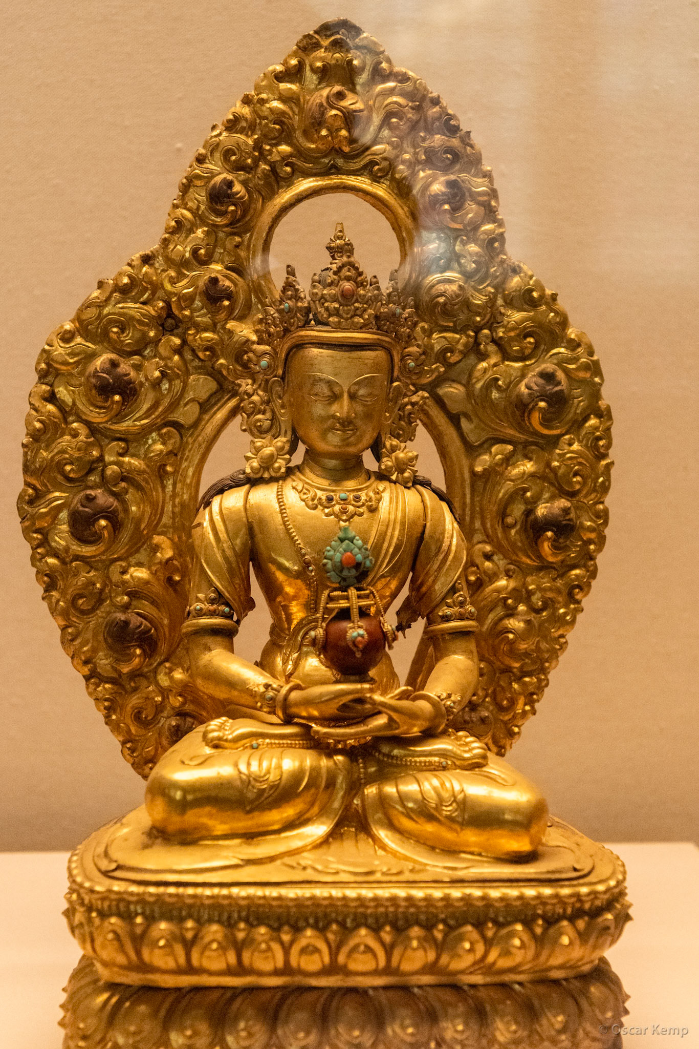 Forbidden City, Zhaoxian Temple / Golden statue of Amitayus, Long Life Buddha [China, 2025 05]