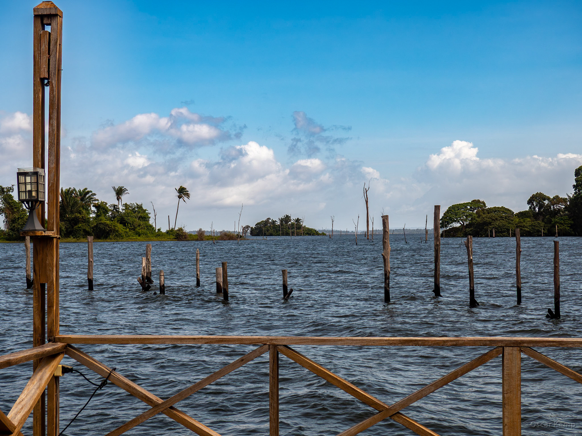 Bongo Island / View of the reservoir from the jetty [Suriname, 2022 03]