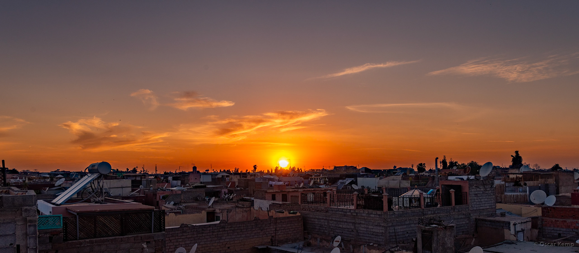 Marrakech / Sunset from the riad's terrace [Marocco, 2024 04]