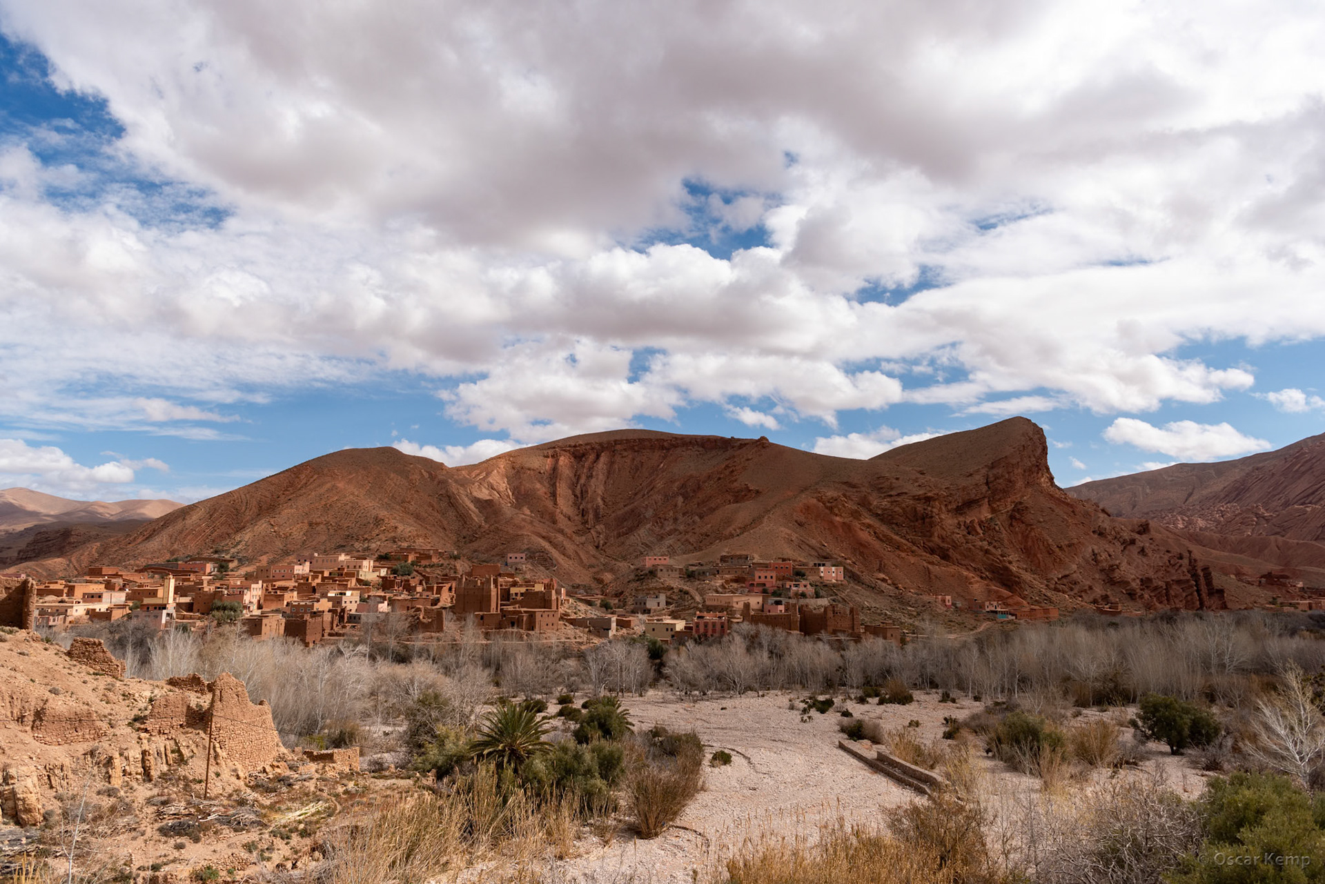 Dadés Gorges-Aït Toughazouli/ Idyllic village against hills [Marocco, 2025 02]