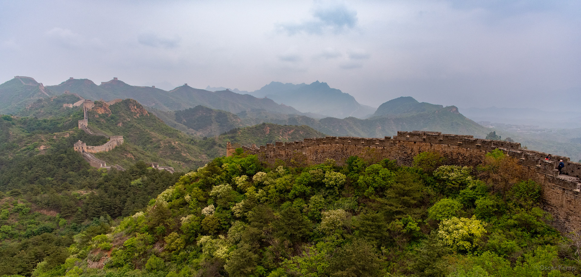 Jinshanling Great Wall / Panorama of a small section of the Wall [China, 2025 05]