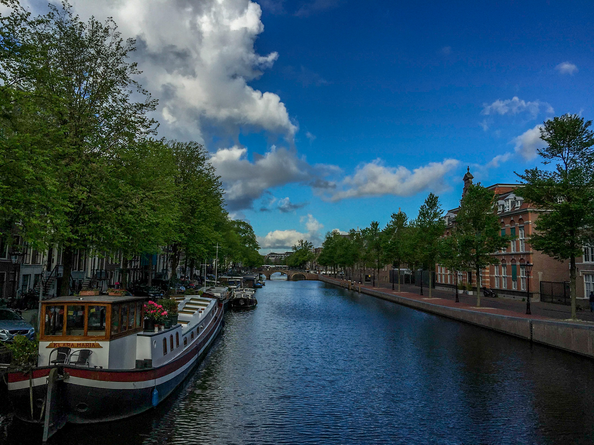 Keizergracht vanaf  brug Weesperstraat