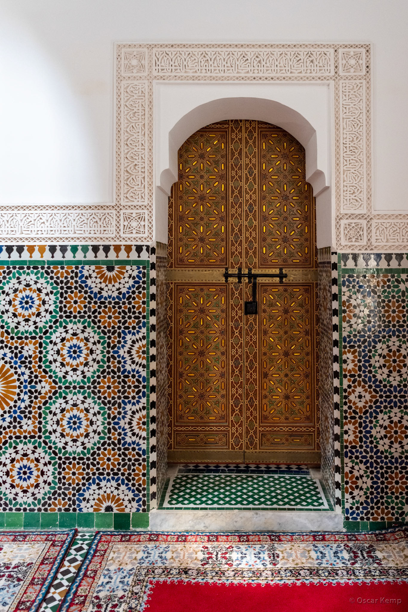 Meknes-Dar Kebira / Beautifully decorated door [Marocco, 2025 02]