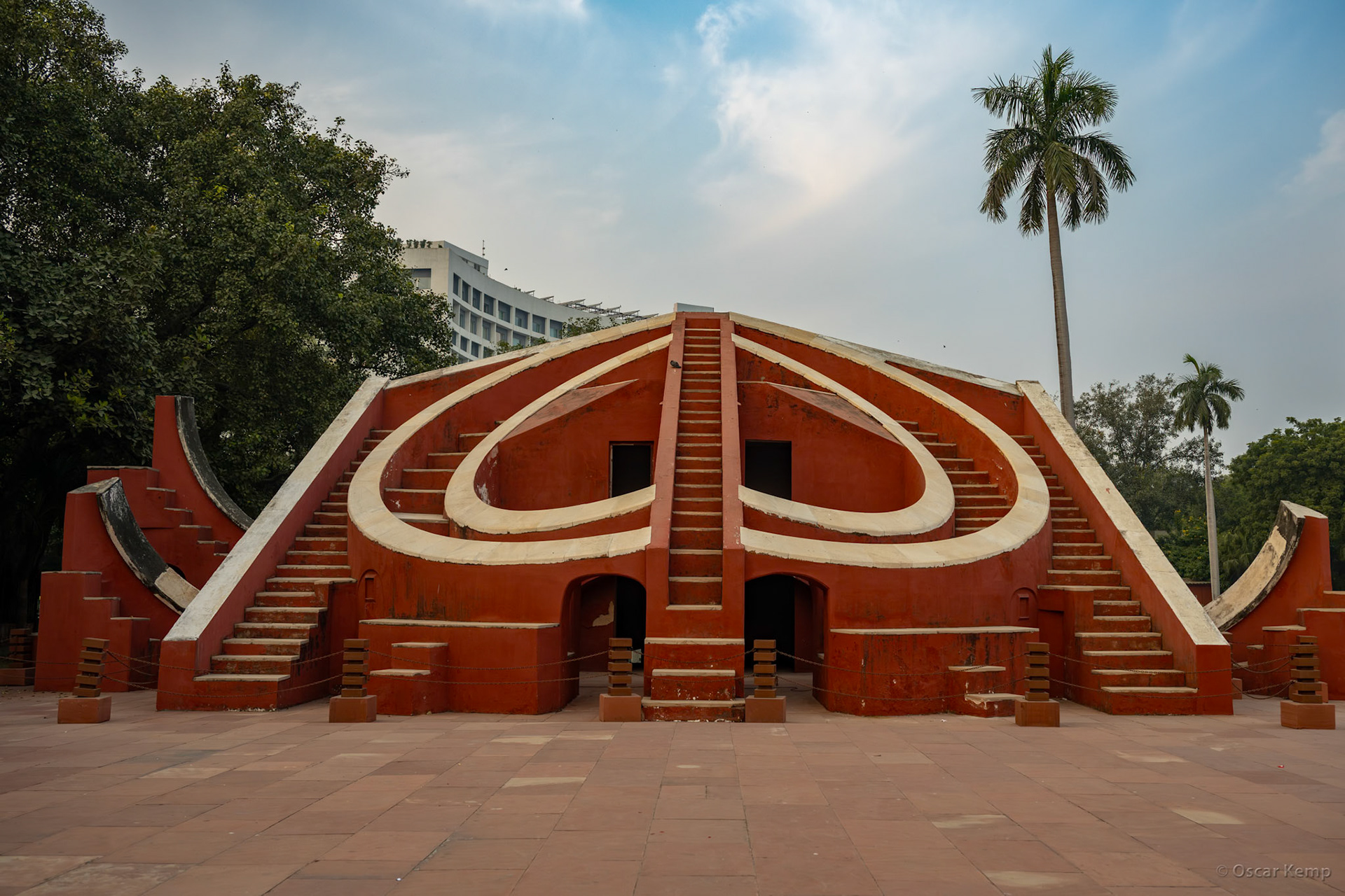 New Delhi-Patel Chowk / Jantar Mantar (Instruments for Measuring Celestial Harmony) is an observatory designed for naked-eye use [India 2025 11]