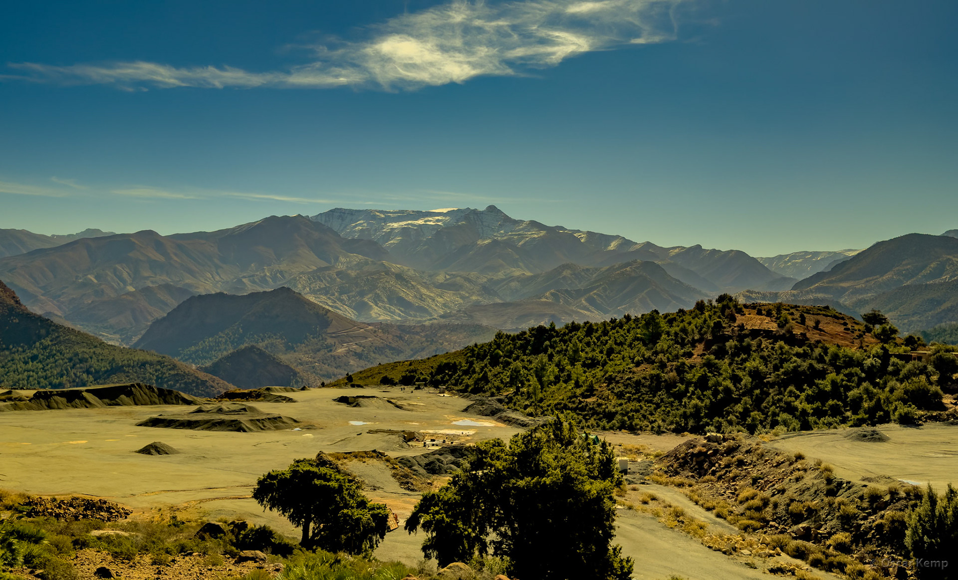 Forêt Touliht-Ifirouan mountain / View of the 2200m mountain range [Marocco, 2025 02]