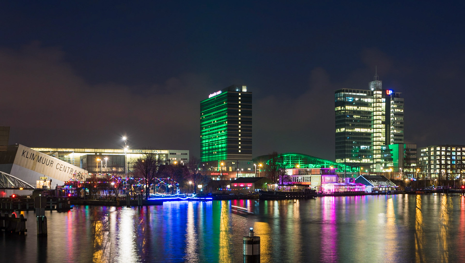 zicht vanaf Oosterdokeiland