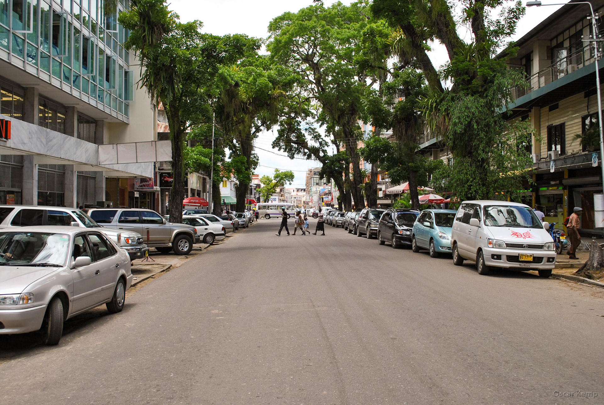 Domineestraat / (normally) Busy shopping street [Suriname, 2010 04]