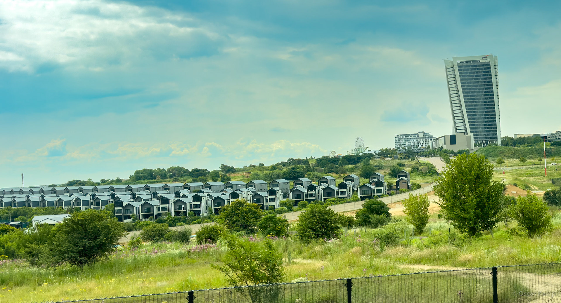 Johannesburg-Pretoria / Walled new-build villas in the Vorna Valley district on the border between the two cities [South Africa, 2026 01]