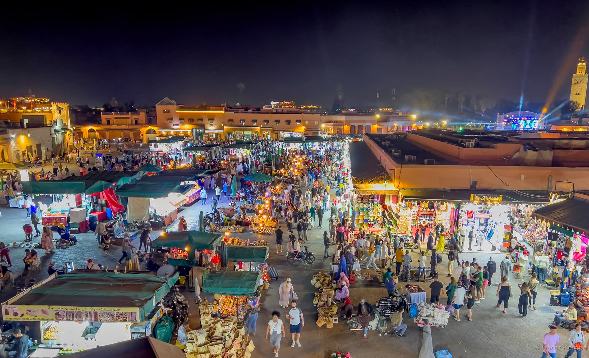 Marrakech / Evening market Jemaa el-Fna [Marocco, 2024 04]