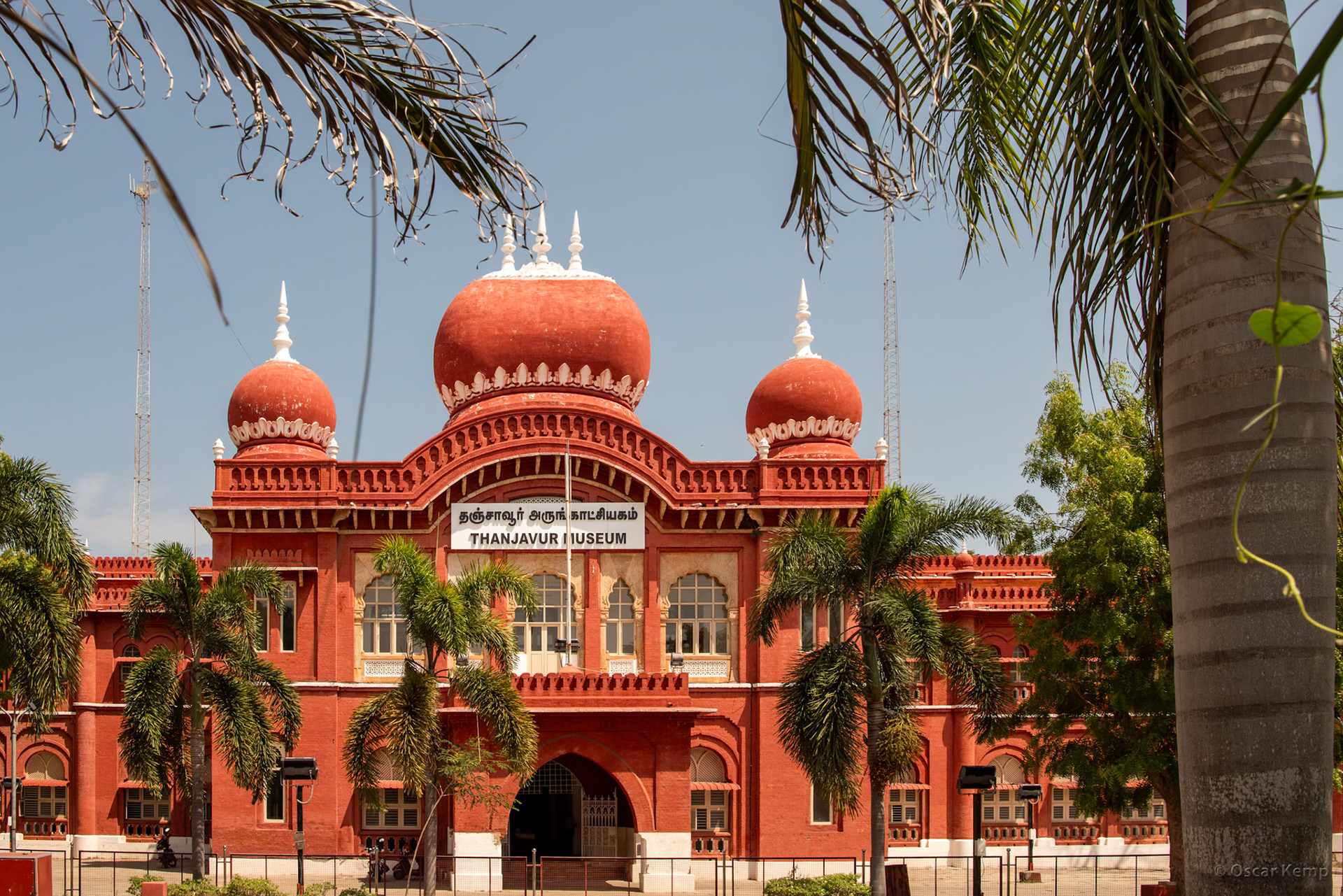 Thanjavur / Thanjavur Museum housed in the building of District Collector's office (Saracen architecture style) [India 2024 09]