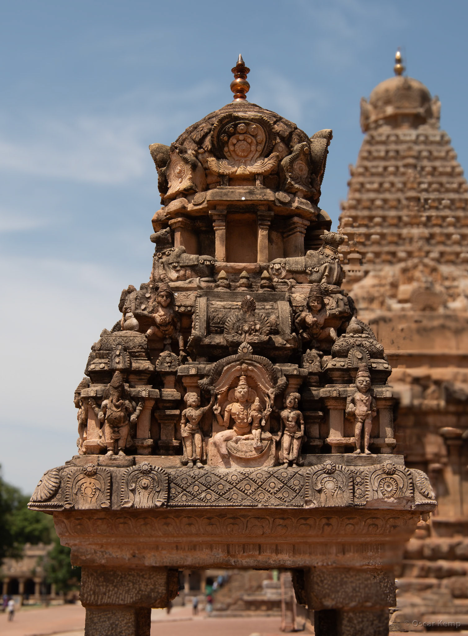 Thanjavur / Detail of the fine sculptures at the Brihadisvara Temple [India 2024 09]